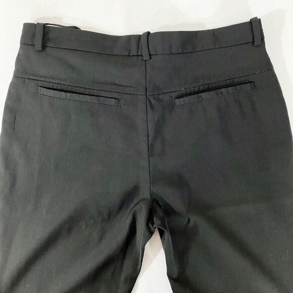 DOLCE & GABBANA WOMEN'S BLACK WOOL BLEND ANKLE ZIP TAPERED TROUSER PANTS - S - Picture 8 of 9